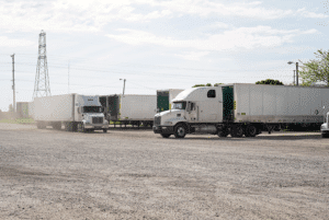 Sisbro trucks at the terminal