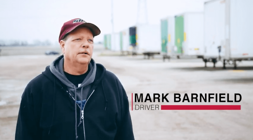 Mark Barnfield Truck Driver-Sisbro Inc.