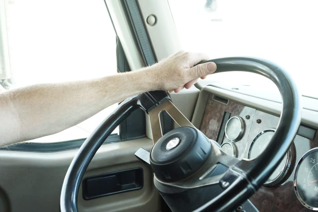 Driving a Sisbro truck