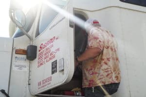 Driving a truck for Sisbro