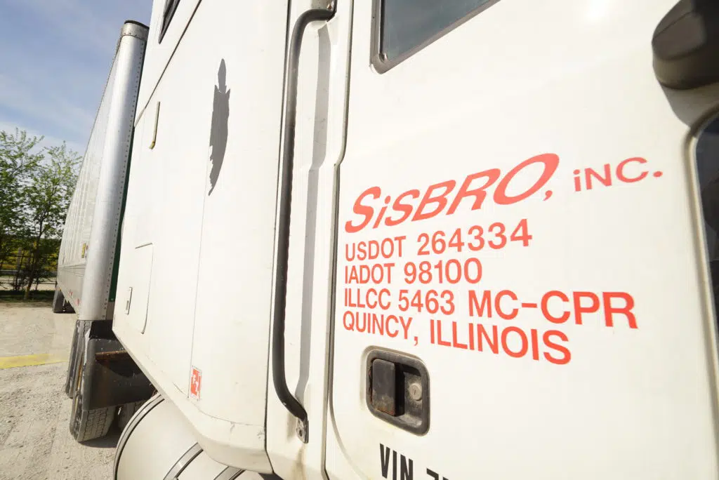Side of a Sisbro truck