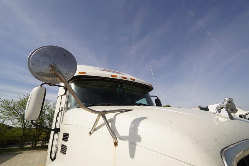 front of a Sisbro truck
