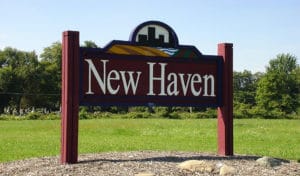 New Haven Welcome Sign
