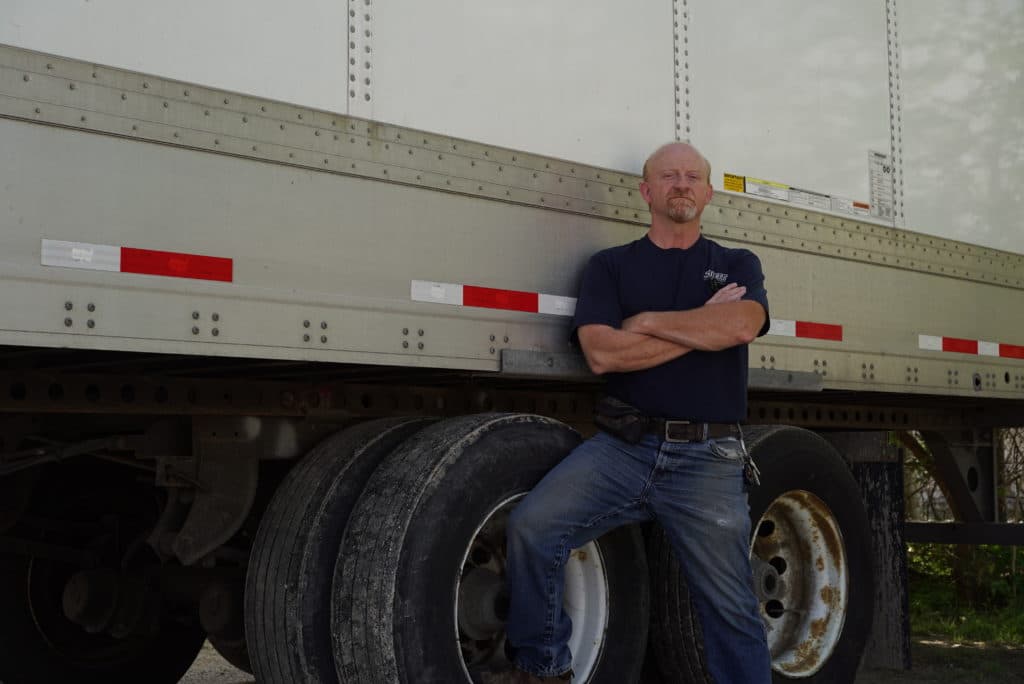 Sisbro truck driver with his rig