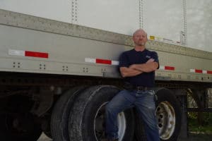 Sisbro truck driver with his rig